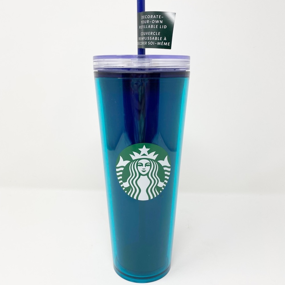 STARBUCKS DECORATE YOUR OWN LID GREEN VENTI‎ TUMBLER
